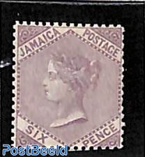 6d, WM pineapple, stamp out of set