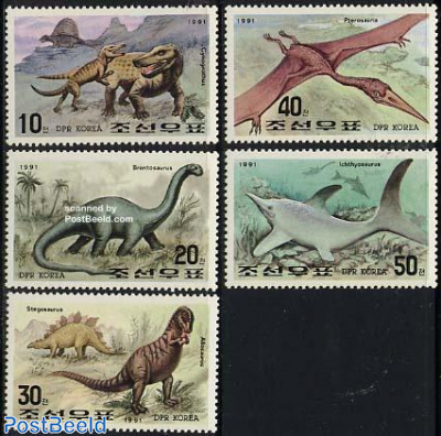 Prehistoric animals 5v