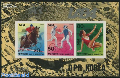 Olympic Games, LA 1984 s/s, Imperforated