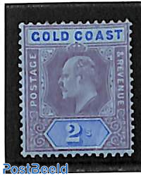 2sh, WM Mult. CA, stamp out of set