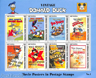 Vintage Donald Duck 8v m/s