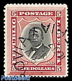 5$, On Service, Stamp out of set