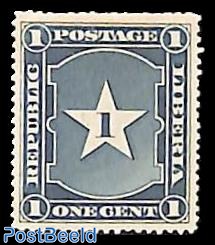 1c blue (wrong colour)
