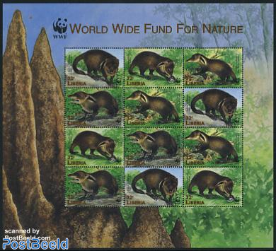 WWF Minisheet 3x4v