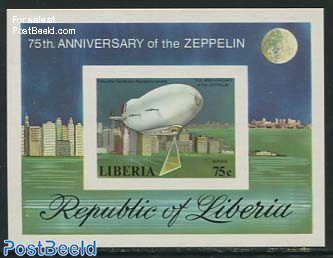 75 Years Zeppelin s/s, imperforated