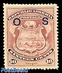 16c, On Service, Stamp out of set
