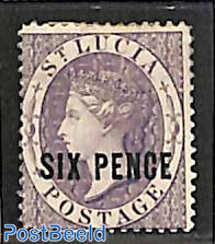 SIX PENCE, Stamp out of set