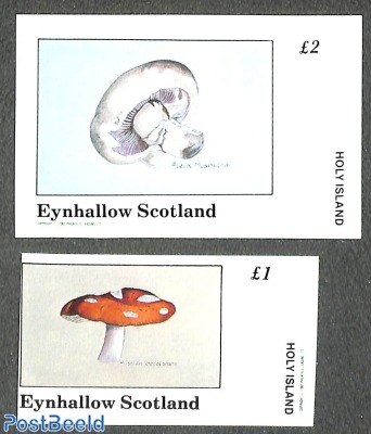 Eynhallow , mushrooms 2v, imperforated
