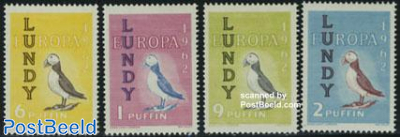 Lundy, Europa, birds 4v