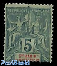5c, St. Marie, Stamp out of set