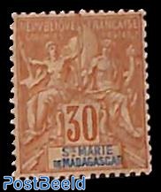 30c, St. Marie, Stamp out of set
