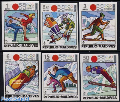 olympic games 6v imperforated