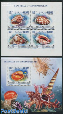 Seashells of the Indian Ocean 2 s/s