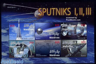 Sputniks I,II,III 6v m/s