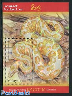 Exotic animals, Royal Python s/s (glossy)