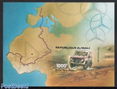 Paris-Dakar rallye s/s, Imperforated