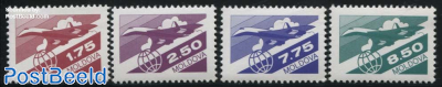 Airmail definitives 4v