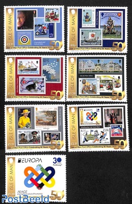50 years stamps 7v
