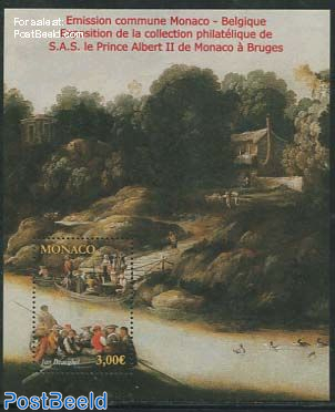 Jan Brueghel painting s/s, Joint issue Belgium