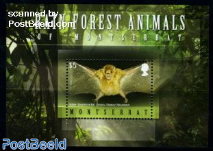 Rain forest animals, bat s/s