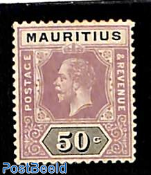 50c, WM Multiple Crown-CA, Stamp out of set