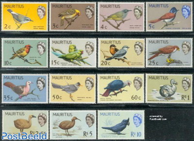 Definitives, birds 15v