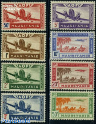 Airmail definitives 8v