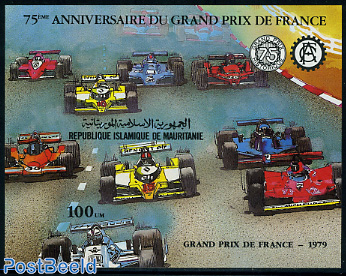 Grand Prix de France s/s imperforated