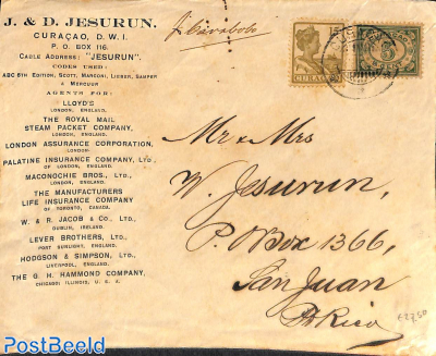Letter from Curacao to San Juan