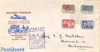 100 Years stamps, ITEP, Eeuwfeest Postzegel cover