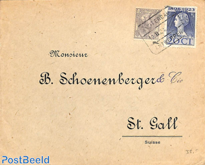 Railway post to St. Gall