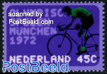 45c, cycling, Stamp out of set