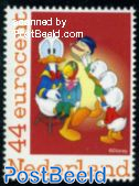 Personal stamp Donald Duck, Ventriloquism