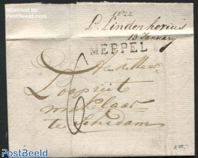 Letter from Meppel to Schiedam
