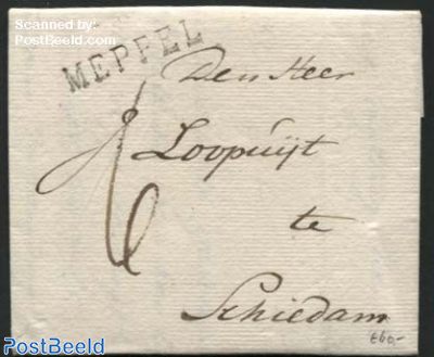 Letter from Meppel to Schiedam (sent 22 jan, received 24 jan)