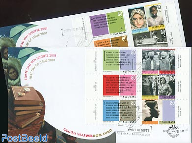 Between cultures 10v FDC (2 covers)