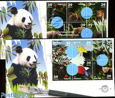 Zoo animals 12v FDC (2 covers)