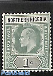Northern Nigeria, 1sh, WM Crown-CA, Stamp out of set