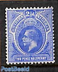 South Nigeria, 2.5d, WM Mult. Crown-CA, Stamp out of set