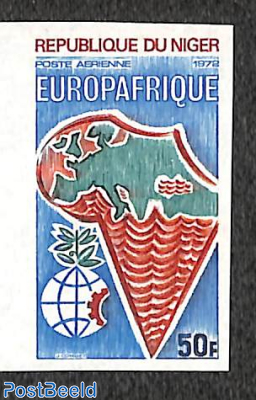 Europafrique 1v, imperforated