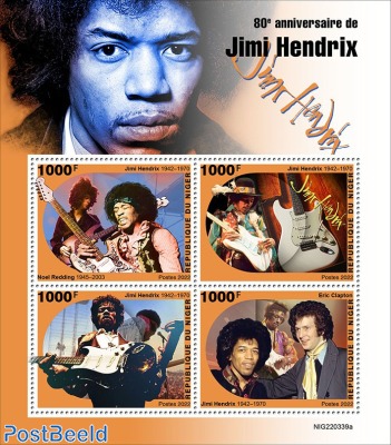 80th anniversary of Jimi Hendrix