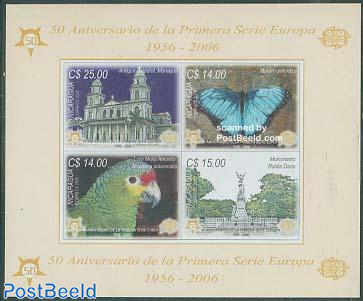 50 Years Europa stamps 4v m/s imperforated