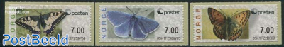 Automat Stamps, Butterflies 3v (face value may vary)