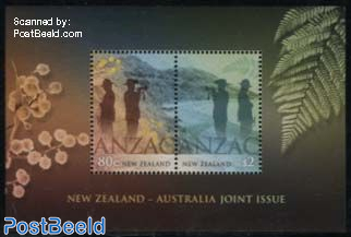 ANZAC s/s, Joint Issue Australia