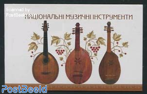 Europa, music instruments booklet