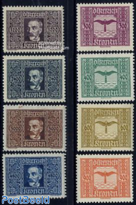 Airmail definitives 8v