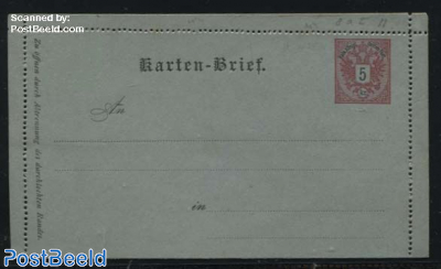 Card Letter 5Kr, german