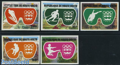 Winter Olympic Games 5v imperforated