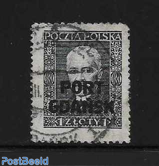 Post Gdansk overprint 1 v.