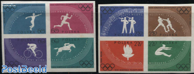 Olympic games 2x4v [+] imperforated